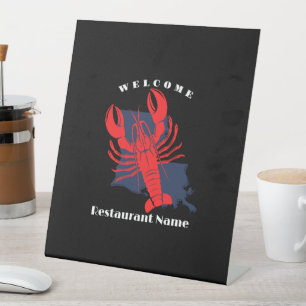 Moderner Empfang Rote Krebse Louisiana individuell Sockelschild
