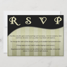 Moderner Entwurfs-Welle und Einladung