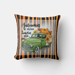 Moderner Erntedank Schöne Herbstsammlung Kissen
