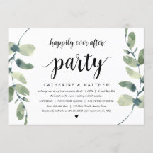 Moderner Eukalyptus, Schwarz, Hochzeitsfeier Party