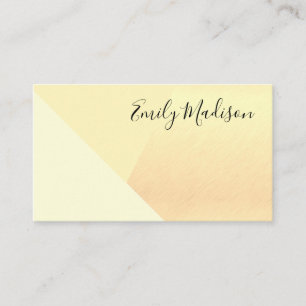 Moderner Farbblock Trendy Stylish Visitenkarte