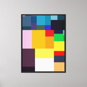 Moderner farbenfroher abstrakter Poster Leinwanddruck