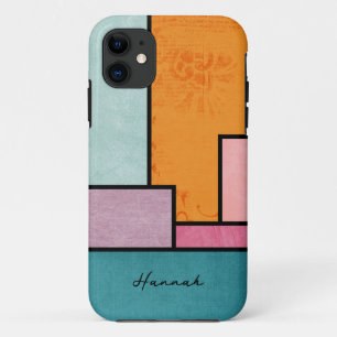 Moderner farbenfroher Collage Style Case-Mate iPhone Hülle