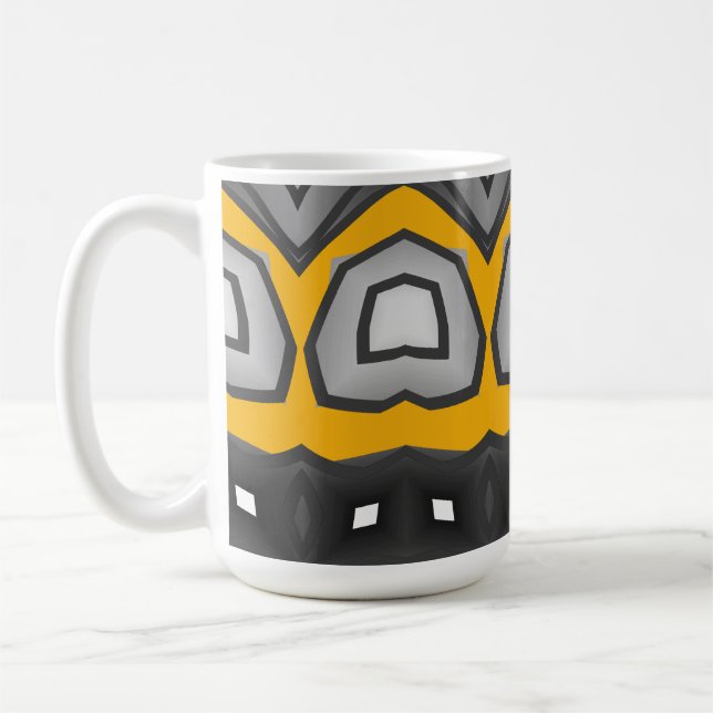 Moderner, farbenfroher, klassischer, trendiger Des Kaffeetasse (Links)