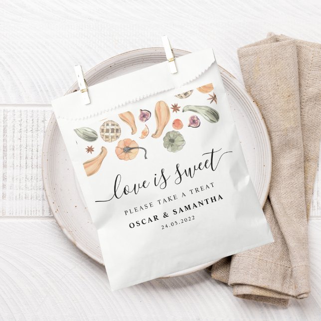 Moderner, farbenfroher Pumpkin Herbst Geschenktütchen (Von Creator hochgeladen)