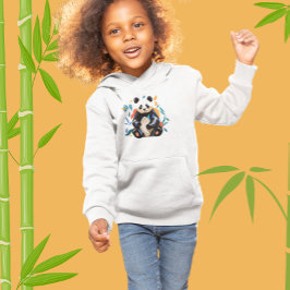 Moderner, farbenfroher Sitzbär Hoodie