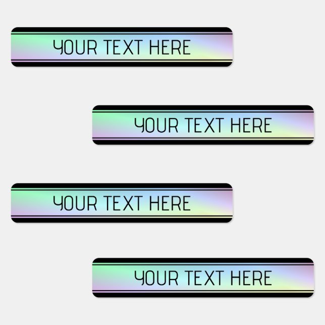 Moderner Farbenfroher und bearbeitbarer Text Etiketten (Gruppe)