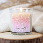 Moderner farbiger Glitzer Glitzern Personalisiert  Quadratischer Aufkleber<br><div class="desc">Moderner farbiger Glitzer Glitzern Personalisiert Name</div>