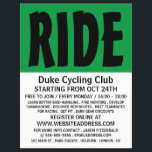 Moderner, feiner, Cycling Club Werbung Flyer<br><div class="desc">Moderne,  feine,  Cycling Club Werbe-Flyer vom Business Card Store.</div>