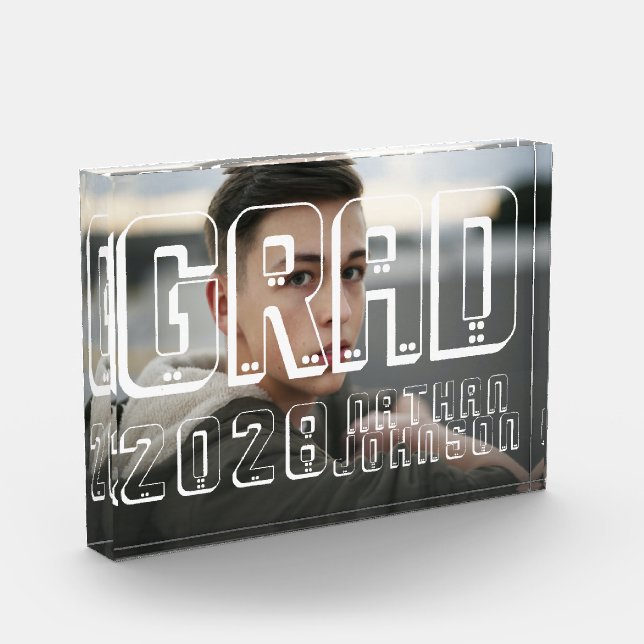 Moderner, feiner Typografie-Abschluss Full Fotoblock (Links)
