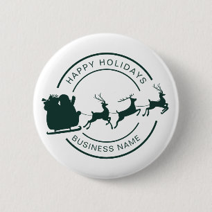 Moderner Firmenname Weihnachtsfeiertag nach Maß Button