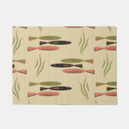 Moderner Fisch aus dem Mittelalter Fußmatte