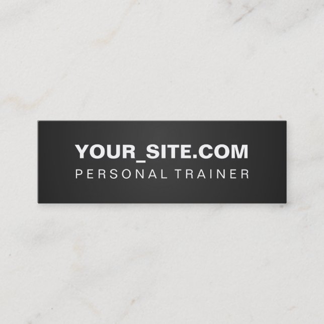 Moderner Fitness-Website-Verkauf Mini Visitenkarte (Vorderseite)