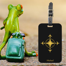 Moderner Flugkompass und Flugzeug, schwarz, kunden