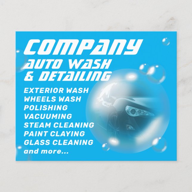 Moderner Flyer für Kreativkubwagen (Vorne)