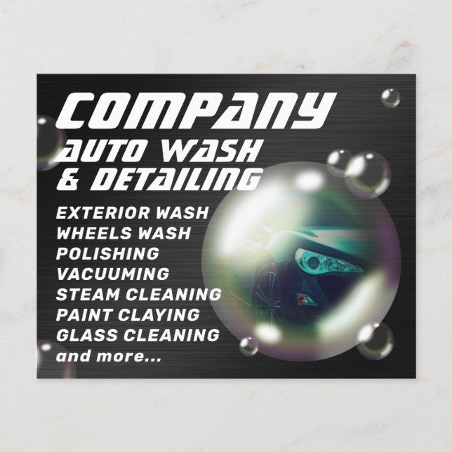 Moderner Flyer für Kreativkubwagen (Vorne)