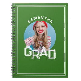 Moderner Foto-Abschluss der High School Notizblock