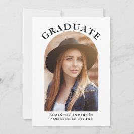 Moderner Foto Arch Abschluss Ankündigung