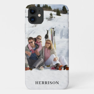Moderner Foto-Name Familie Einfach Wunderschön Süß Case-Mate iPhone Hülle