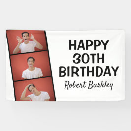 Moderner Foto Strip | Geburtstagsbanner Banner