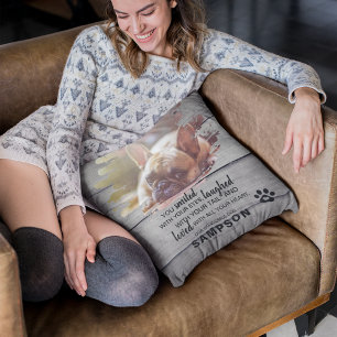 Moderner Foto- und Quotenverlust   Grau Rustikal Kissen