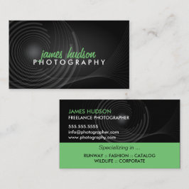 Moderner Fotograf Visitenkarte