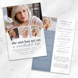 Moderner Fotomaterial Bestattungsorden Programm