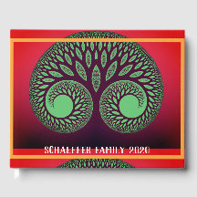 Moderner Fraktal Tree of Life Family Wiedersehen