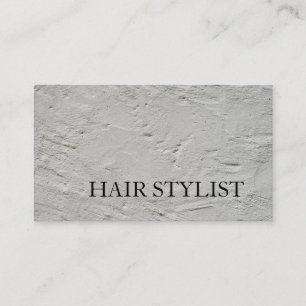 Moderner Friseur Graue Wandgestaltung Professional Visitenkarte