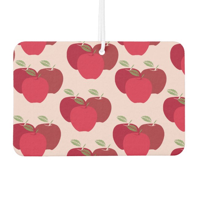 Moderner, fruchtig Inspiriert Apfel Autolufterfrischer (Vorderseite)