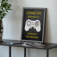 Moderner Gamer jeden Alters Geburtstagsparty Willk