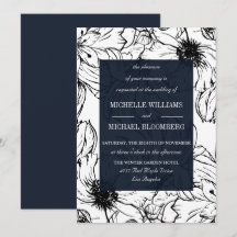 Moderner Garten | Blau | Blumenhochzeit