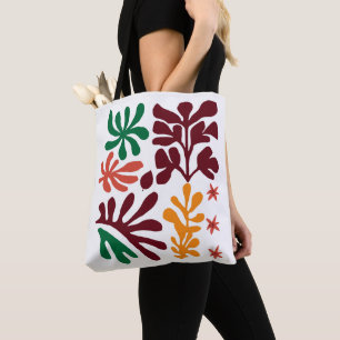 Moderner Garten – Matisse-inspirierte botanische T Tasche