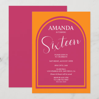 Moderner Geburtstag für jedes Alter Einladung