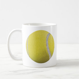 Moderner Gelber Tennisball Kaffeetasse