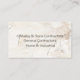 Moderner Generalunternehmer mit Texturierung Visitenkarte