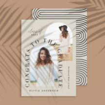 Moderner geometrischer Abschluss mit mehreren Foto