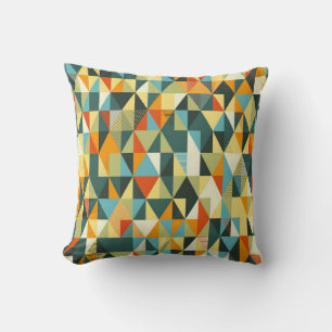 Moderner geometrischer Hintergrund. Abstraktes Fla Kissen