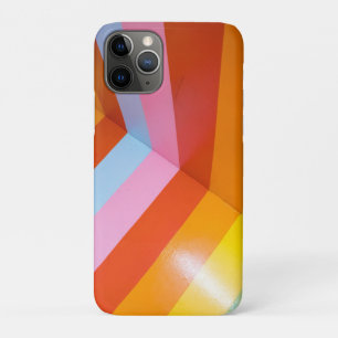 Moderner geometrischer Regenbogen-Streifen Case-Mate iPhone Hülle