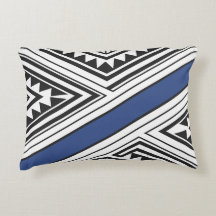 Moderner geometrischer Schwarz-Blau-Akzent