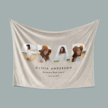 Moderner geometrischer typografischer Foto Bogen A