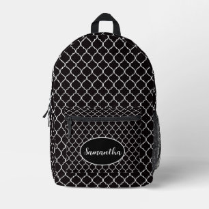 Moderner Gitterrücksack mit einfarbiger Eleganz Bedruckter Rucksack