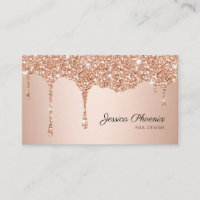 Moderner Glamour ORANGE Rose Gold Glitzer sinkt