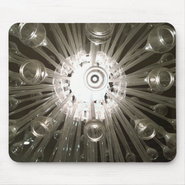 Moderner Glass Pipe Kronier Mousepad (Vorne)
