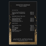 Moderner Glitzer Drop Gold Schwarz Flyer<br><div class="desc">Moderner Glitzer Stil in Gold und Schwarz. Es gibt keine echte Folie/Glitzer. Es ist in Fotodruck. Editiere in Minuten. Über " weiteres personalisieren" kannst Du die Schriftwein,  Farbe und Position individuell verändern.</div>