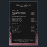 Moderner Glitzer Drop Rosegold Flyer<br><div class="desc">Moderner Glitzer Stil in Rossegold und Schwarz. Es gibt keine echte Folie/Glitzer. Es ist in Fotodruck. Editiere in Minuten. Über " weiteres personalisieren" kannst Du die Schriftwein,  Farbe und Position individuell verändern.</div>