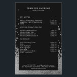 Moderner Glitzer Drop Silber Schwarz Flyer<br><div class="desc">Moderner Glitzer Stil in Silber und Schwarz. Es gibt keine echte Folie/Glitzer. Es ist in Fotodruck. Editiere in Minuten. Über " weiteres personalisieren" kannst Du die Schriftwein,  Farbe und Position individuell verändern.</div>