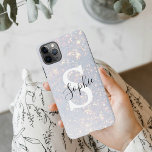 Moderner Glitzer Spark | Personal Initial Girly iP iPhone 11Pro Max Hülle<br><div class="desc">Moderner Glitzer Spark | Persönliche Erstgeburt</div>