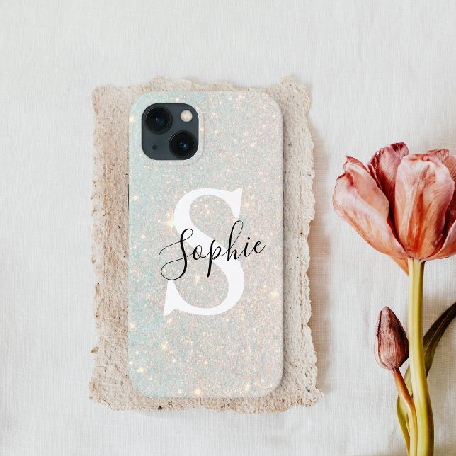 Moderner Glitzer Spark | Persönliche Erstgeburt Case-Mate iPhone Hülle (Von Creator hochgeladen)