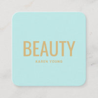 Moderner Goldbeauty-Salon trendy aquamarines blaue